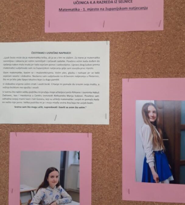 Lucija Kreminski – učenica mjeseca